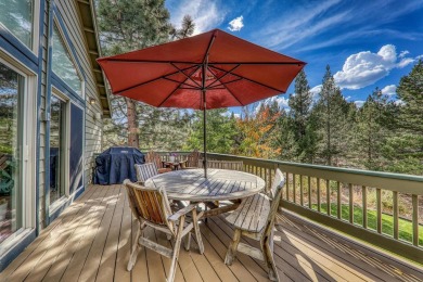 Situated in Tahoe Donner on a level lot with mountain views and on Tahoe Donner Golf Course in California - for sale on GolfHomes.com, golf home, golf lot