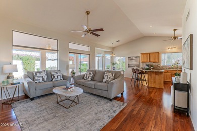 Great value and easy living. This smart floor plan is perfect on Tuscany Falls At Pebble Creek in Arizona - for sale on GolfHomes.com, golf home, golf lot