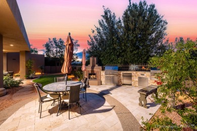 This gorgeous Entrada home sits above hole #13 of the golf on Entrada at Snow Canyon in Utah - for sale on GolfHomes.com, golf home, golf lot