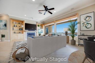 Breathtaking strip and sunset views from this stunning home in on Revere Golf Club in Nevada - for sale on GolfHomes.com, golf home, golf lot