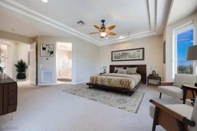 Breathtaking strip and sunset views from this stunning home in on Revere Golf Club in Nevada - for sale on GolfHomes.com, golf home, golf lot