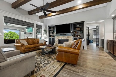 Beautiful single-story home in Robson Ranch featuring one of the on Wildhorse Golf Club of Robson Ranch in Texas - for sale on GolfHomes.com, golf home, golf lot