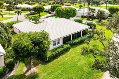 Stunning fairway & green views from this villa plus no neighbors on Quail Ridge Golf Course and Country Club in Florida - for sale on GolfHomes.com, golf home, golf lot