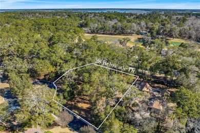Private homesite on a peaceful cul-de-sac, surrounded by mature on Belfair Golf Club in South Carolina - for sale on GolfHomes.com, golf home, golf lot