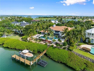 Discover this expansive Waterfront Estate located on a secluded on Sailfish Point Golf Club, Inc. in Florida - for sale on GolfHomes.com, golf home, golf lot