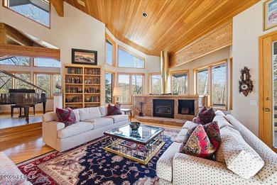 Hidden beneath a canopy of mature trees in Thaynes Canyon Park on Park City Golf Course in Utah - for sale on GolfHomes.com, golf home, golf lot