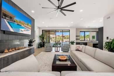 This newly constructed home combines Southwestern contemporary on Desert Highlands Golf Club in Arizona - for sale on GolfHomes.com, golf home, golf lot
