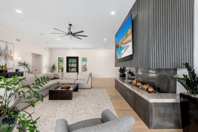 This newly constructed home combines Southwestern contemporary on Desert Highlands Golf Club in Arizona - for sale on GolfHomes.com, golf home, golf lot