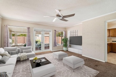 Charming 2-bedroom, 1 bathroom home in the heart of the vibrant on Sun City Country Club in Arizona - for sale on GolfHomes.com, golf home, golf lot