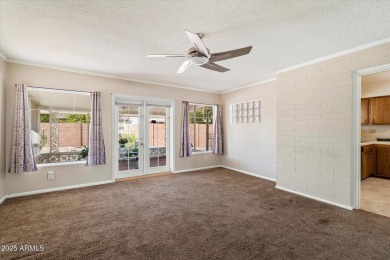 Charming 2-bedroom, 1 bathroom home in the heart of the vibrant on Sun City Country Club in Arizona - for sale on GolfHomes.com, golf home, golf lot