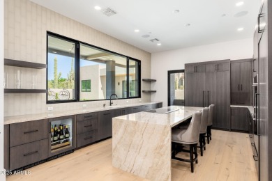 This newly constructed home combines Southwestern contemporary on Desert Highlands Golf Club in Arizona - for sale on GolfHomes.com, golf home, golf lot