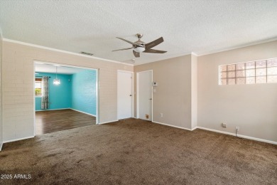 Charming 2-bedroom, 1 bathroom home in the heart of the vibrant on Sun City Country Club in Arizona - for sale on GolfHomes.com, golf home, golf lot