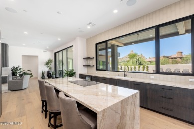 This newly constructed home combines Southwestern contemporary on Desert Highlands Golf Club in Arizona - for sale on GolfHomes.com, golf home, golf lot