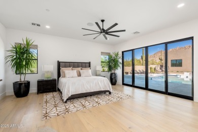 This newly constructed home combines Southwestern contemporary on Desert Highlands Golf Club in Arizona - for sale on GolfHomes.com, golf home, golf lot