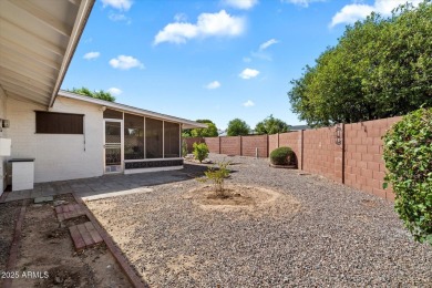 Charming 2-bedroom, 1 bathroom home in the heart of the vibrant on Sun City Country Club in Arizona - for sale on GolfHomes.com, golf home, golf lot