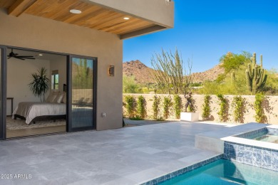 This newly constructed home combines Southwestern contemporary on Desert Highlands Golf Club in Arizona - for sale on GolfHomes.com, golf home, golf lot