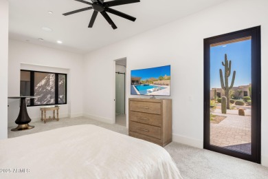 This newly constructed home combines Southwestern contemporary on Desert Highlands Golf Club in Arizona - for sale on GolfHomes.com, golf home, golf lot