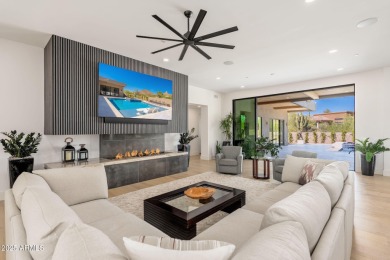 This newly constructed home combines Southwestern contemporary on Desert Highlands Golf Club in Arizona - for sale on GolfHomes.com, golf home, golf lot