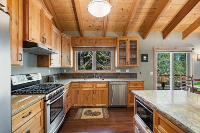 Impeccable taste on the golf course! This darling remodeled home on Tahoe Donner Golf Course in California - for sale on GolfHomes.com, golf home, golf lot
