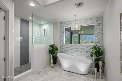 Welcome to 411 Eagle Feather, a beautifully updated custom home on Desert Mountain Golf Club - Renegade Course in Arizona - for sale on GolfHomes.com, golf home, golf lot