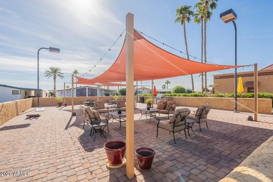 Discover this charming 2-bedroom, 2-bath, plus den, nestled in on Sundance Golf Club in Arizona - for sale on GolfHomes.com, golf home, golf lot