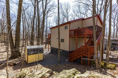 Nestled within the sought-after Hideout community in the Pocono on The Hideout Golf in Pennsylvania - for sale on GolfHomes.com, golf home, golf lot