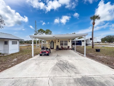 SNOWBIRDS OR HOMEOWNERS WELCOME- YOU OWN the land. 2 Bedroom on Glen Lakes Country Club in Florida - for sale on GolfHomes.com, golf home, golf lot