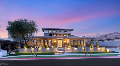 Exquisite custom estate in the prestigious Seven Hills community on Rio Secco Golf Club in Nevada - for sale on GolfHomes.com, golf home, golf lot