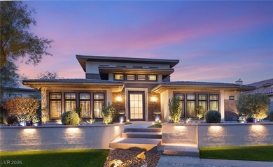 Exquisite custom estate in the prestigious Seven Hills community on Rio Secco Golf Club in Nevada - for sale on GolfHomes.com, golf home, golf lot