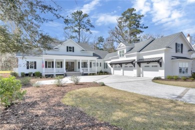 Lowcountry perfection nestled on this large homesite in on Oldfield Golf Club in South Carolina - for sale on GolfHomes.com, golf home, golf lot