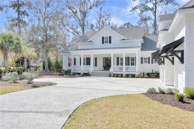 Lowcountry perfection nestled on this large homesite in on Oldfield Golf Club in South Carolina - for sale on GolfHomes.com, golf home, golf lot