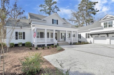 Lowcountry perfection nestled on this large homesite in on Oldfield Golf Club in South Carolina - for sale on GolfHomes.com, golf home, golf lot