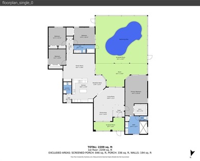 Beautifully remodeled pool home with stunning lake and golf on Burnt Store Golf Club in Florida - for sale on GolfHomes.com, golf home, golf lot