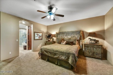 Experience luxurious living offered TURNKEY FURNISHED, (artwork on Superstition Mountain Club - Lost Gold in Arizona - for sale on GolfHomes.com, golf home, golf lot