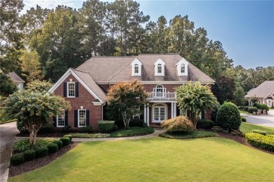 You drive up the hill and there it is, an all-brick beauty on Polo Golf and Country Club in Georgia - for sale on GolfHomes.com, golf home, golf lot