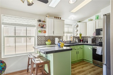 Remodeled and highly upgraded, this elegant 2-bedroom, 2-bath on Desert Greens Golf Course in Nevada - for sale on GolfHomes.com, golf home, golf lot