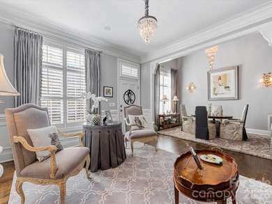 This beautiful home is a hidden gem in the gated community of on Carmel Country Club in North Carolina - for sale on GolfHomes.com, golf home, golf lot