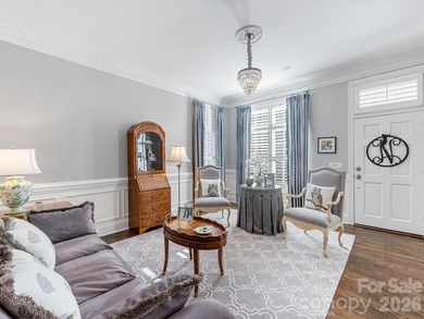 This beautiful home is a hidden gem in the gated community of on Carmel Country Club in North Carolina - for sale on GolfHomes.com, golf home, golf lot