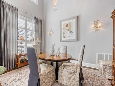 This beautiful home is a hidden gem in the gated community of on Carmel Country Club in North Carolina - for sale on GolfHomes.com, golf home, golf lot