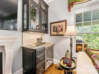 This beautiful home is a hidden gem in the gated community of on Carmel Country Club in North Carolina - for sale on GolfHomes.com, golf home, golf lot