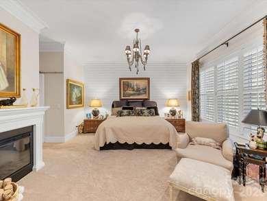 This beautiful home is a hidden gem in the gated community of on Carmel Country Club in North Carolina - for sale on GolfHomes.com, golf home, golf lot