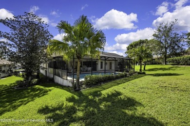 This stunning 3-bedroom, 3-bath pool home in the highly on Timber Pines Golf Course in Florida - for sale on GolfHomes.com, golf home, golf lot