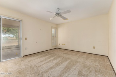 Located right on the golf course, this great 3-bedroom, 2 bath on Sun City-Willow Creek / Willow Brook  in Arizona - for sale on GolfHomes.com, golf home, golf lot