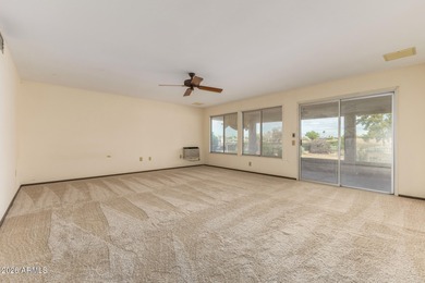 Located right on the golf course, this great 3-bedroom, 2 bath on Sun City-Willow Creek / Willow Brook  in Arizona - for sale on GolfHomes.com, golf home, golf lot