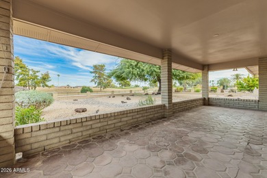 Located right on the golf course, this great 3-bedroom, 2 bath on Sun City-Willow Creek / Willow Brook  in Arizona - for sale on GolfHomes.com, golf home, golf lot