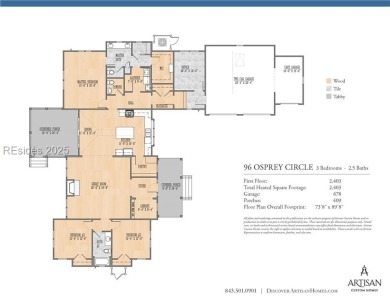 NEW CONSTRUCTION by Artisan Custom Homes! Situated in one of the on Callawassie Island Club in South Carolina - for sale on GolfHomes.com, golf home, golf lot