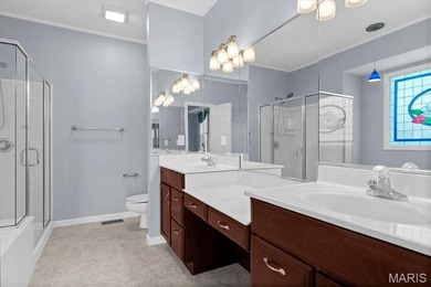 Luxury Golf Course Living Awaits! Sprawling ranch home sits near on The Orchards Golf Club in Illinois - for sale on GolfHomes.com, golf home, golf lot