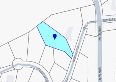 Wooded lot in the desirable Grizzly Ranch subdivision which on Grizzly Ranch Golf Club in California - for sale on GolfHomes.com, golf home, golf lot