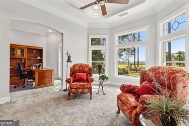 Enjoy serene views of the marsh and the golf course in this on The Club At Osprey Cove in Georgia - for sale on GolfHomes.com, golf home, golf lot