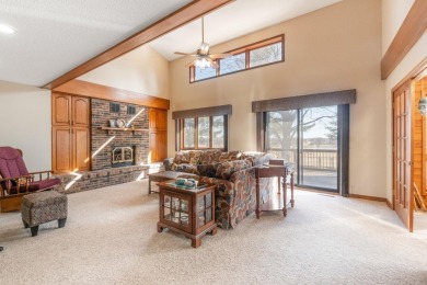 This custom-built home sits on the edge of Walter's Ridge golf on Pheasant Ridge Municipal Golf Course in Iowa - for sale on GolfHomes.com, golf home, golf lot